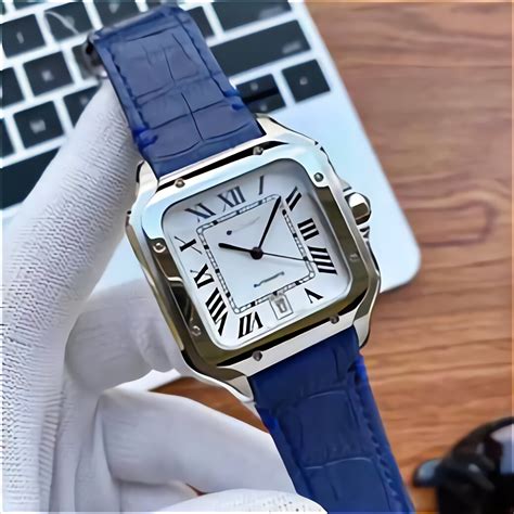 used cartier santos men's watch.